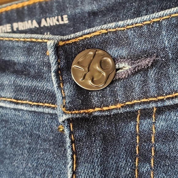 AG Adriano Goldschmied The Prima Ankle Cigarette Ankle Skinny Jeans Dark 24R - Picture 3 of 11